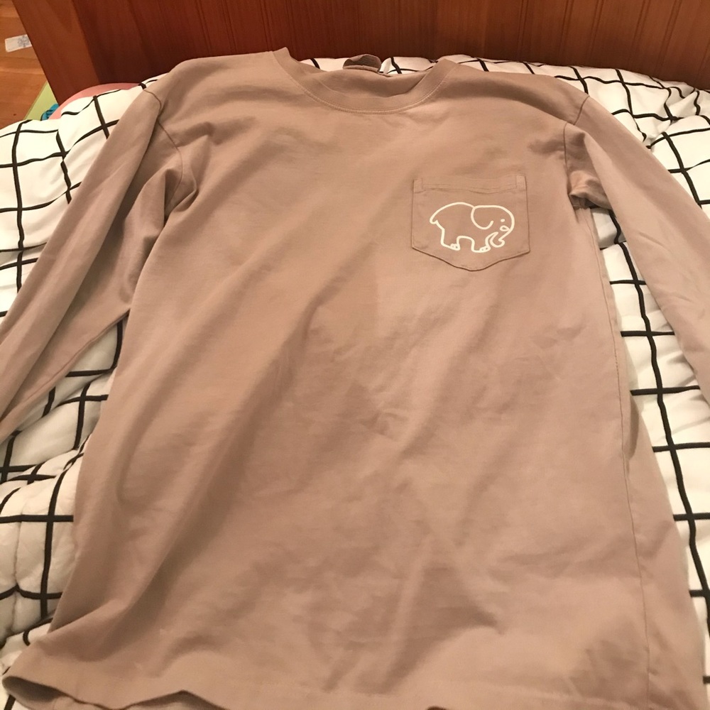 size small ivory ella long sleeve shirt